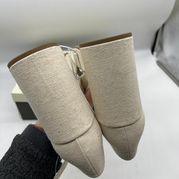 a.n.a Womens Holland Heeled Sandals Cream Natural Platform Size 10M - Picture 12 of 16